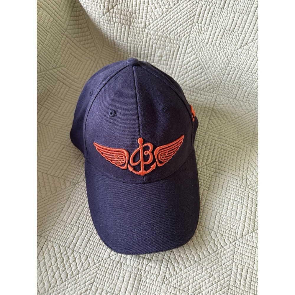 Authentic BREITLING Watch Since 1884 Blue-Orange Embroidered Baseball Cap Hat